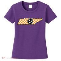 Volunteer State Orangewhite Checkerboard Tristar Tennessee Women's T-Shirt thumb 0
