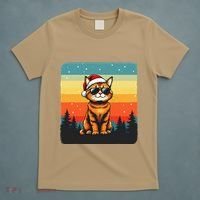 Vintage Style Orange Tabby Cat Friendly Wearing Sunglasses T-Shirt thumb 5