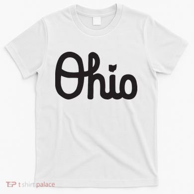 Vintage Script Ohio Dots The I T-Shirt