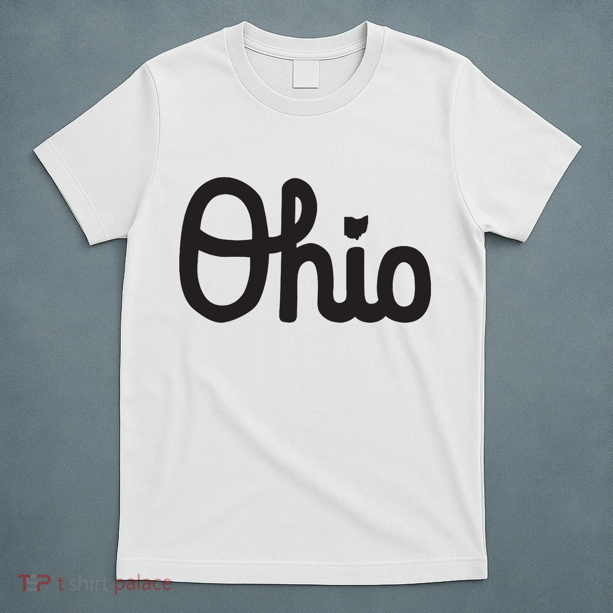 Vintage Script Ohio Dots The I T-Shirt