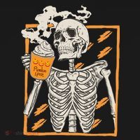 Vintage Skeleton Pumpkin Spice Halloween T-Shirt thumb 7