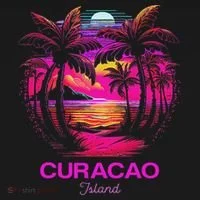 Vacation Souvenir Palm Tree Curacao Ornament thumb 1