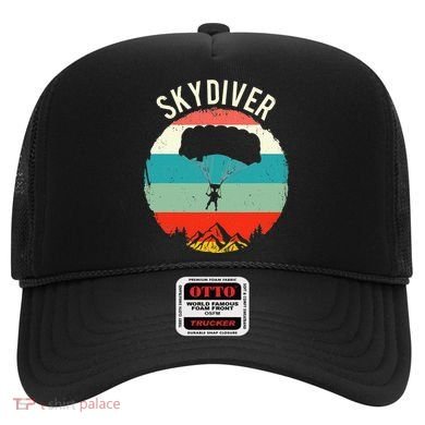 Vintage Skydiving Parachuting Retro Skydiver Hat