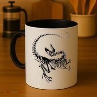 Velociraptor Skeleton Print Coffee Mug thumb 4