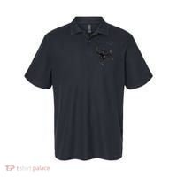 Velociraptor Skeleton Print Polo thumb 0