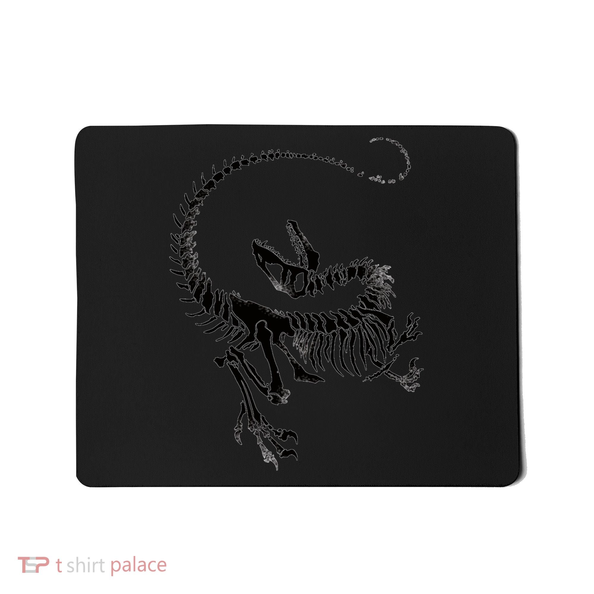 Velociraptor Skeleton Print Mousepad