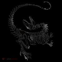 Velociraptor Skeleton Print Ornament thumb 1