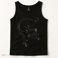 Velociraptor Skeleton Print Tank Top thumb 2