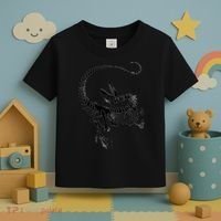 Velociraptor Skeleton Print Toddler T-Shirt thumb 3