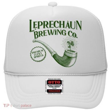 Vintage St Patrick's Day Leprechaun Brewing Co Premium Lucky Spirits Hat
