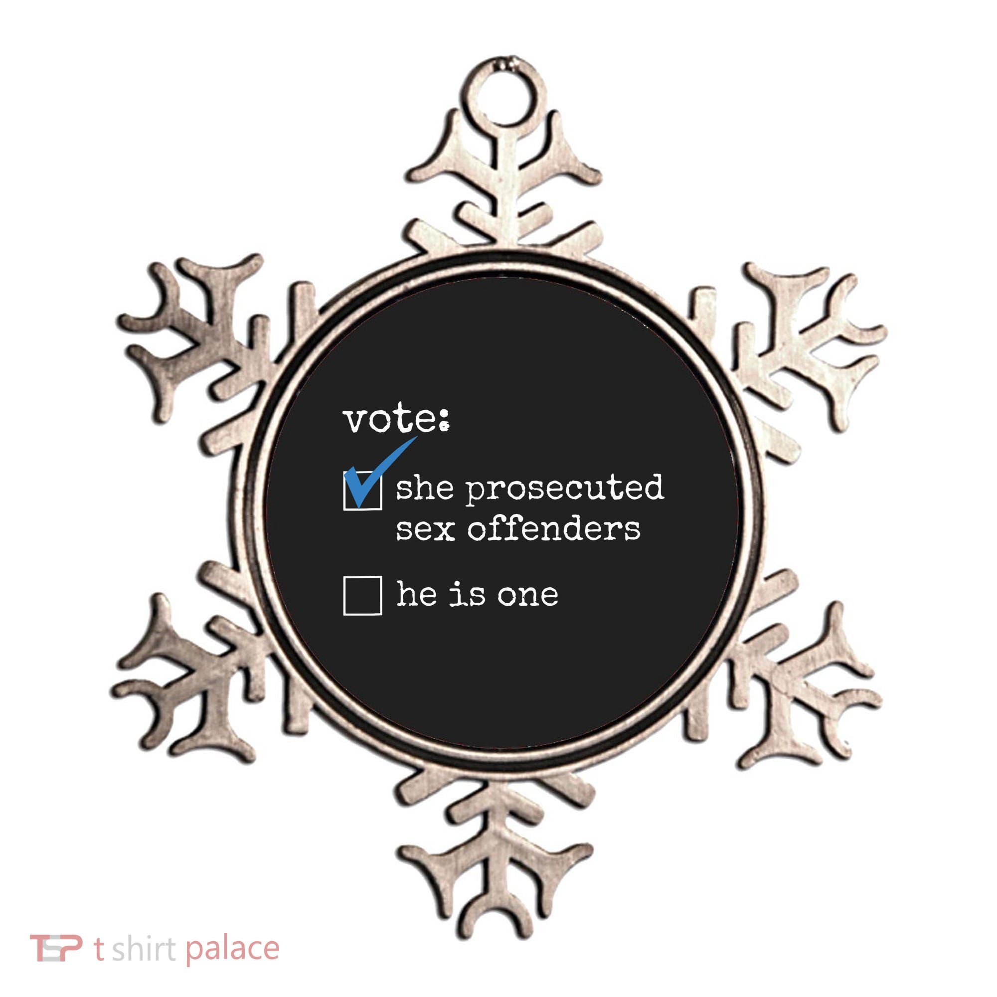 Vote She Prosecuted Sex Offenders He Is One Ornament