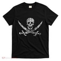 Vintage Skull Pirate Flag T-Shirt thumb 0