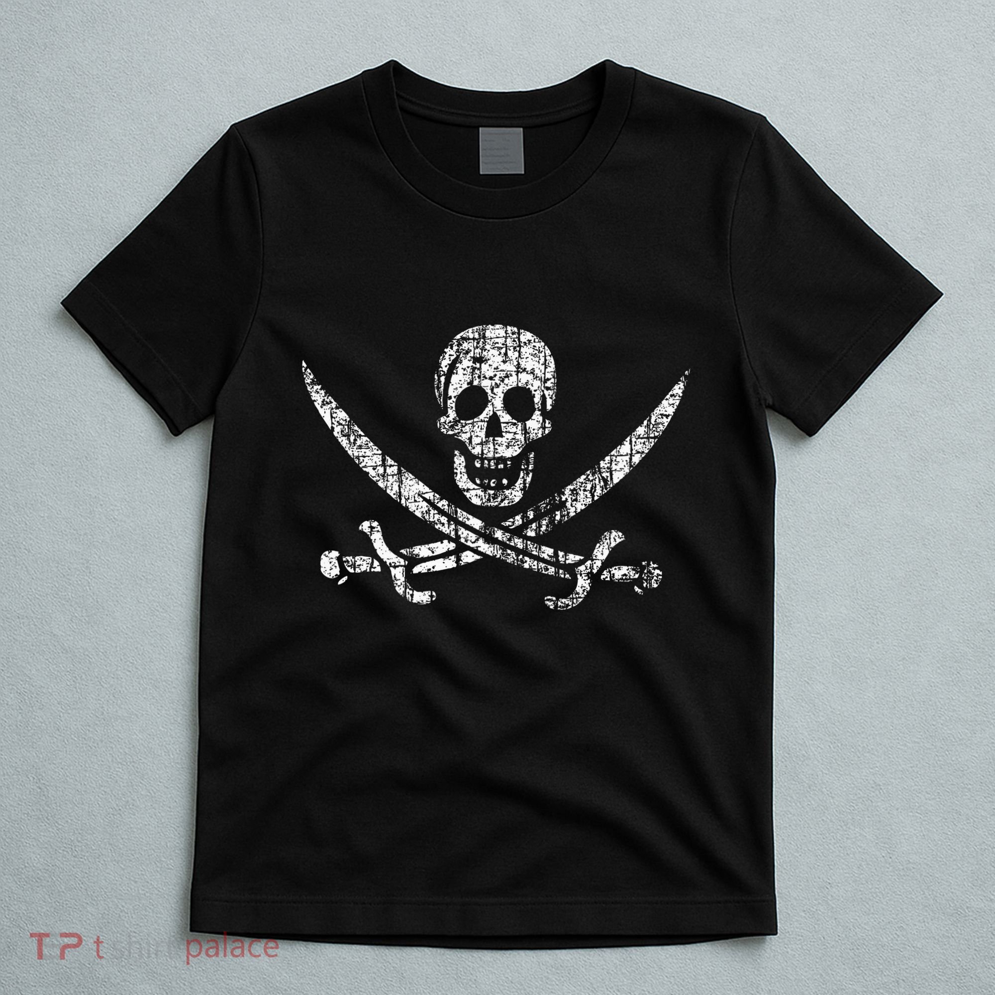 Vintage Skull Pirate Flag T-Shirt