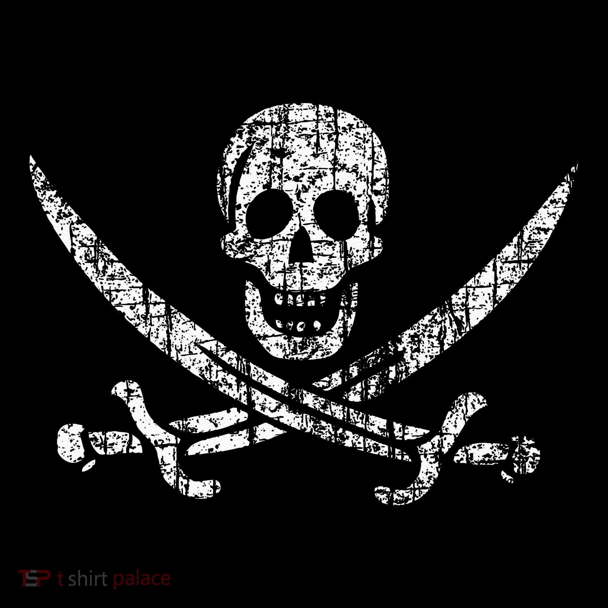 Vintage Skull Pirate Flag T-Shirt