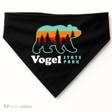 Vogel State Park Camping Georgia Lake Bear USA-Made Doggie Bandana