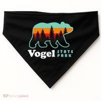 Vogel State Park Camping Georgia Lake Bear USA-Made Doggie Bandana thumb 0