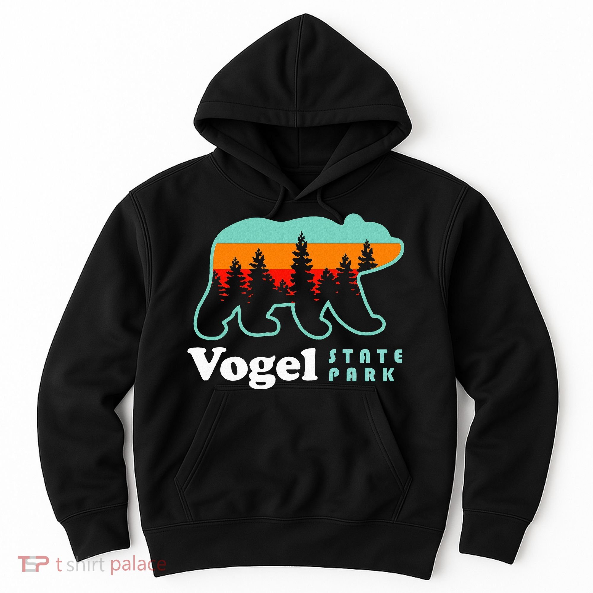 Vogel State Park Camping Georgia Lake Bear Hoodie