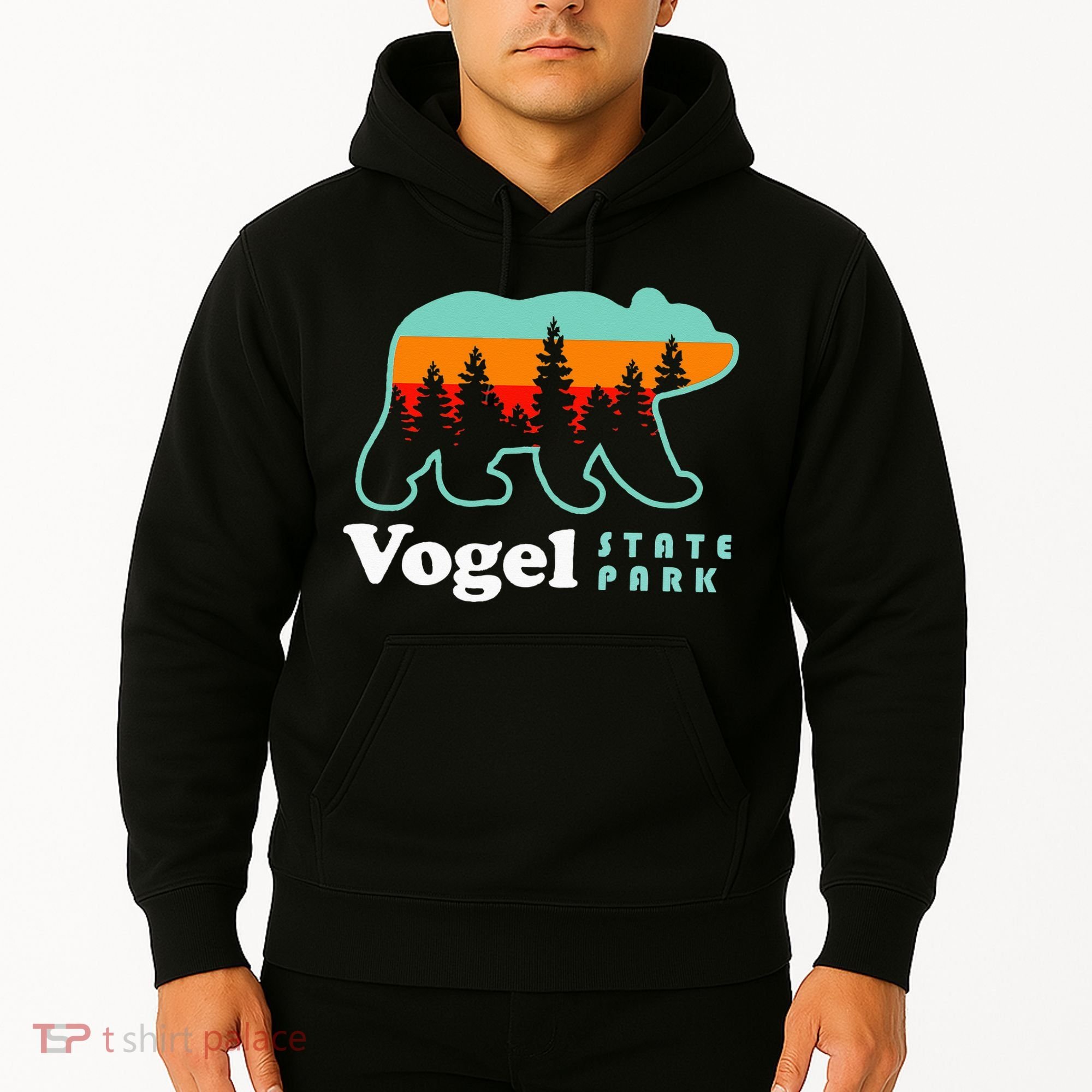Vogel State Park Camping Georgia Lake Bear Hoodie