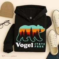 Vogel State Park Camping Georgia Lake Bear Hoodie thumb 4