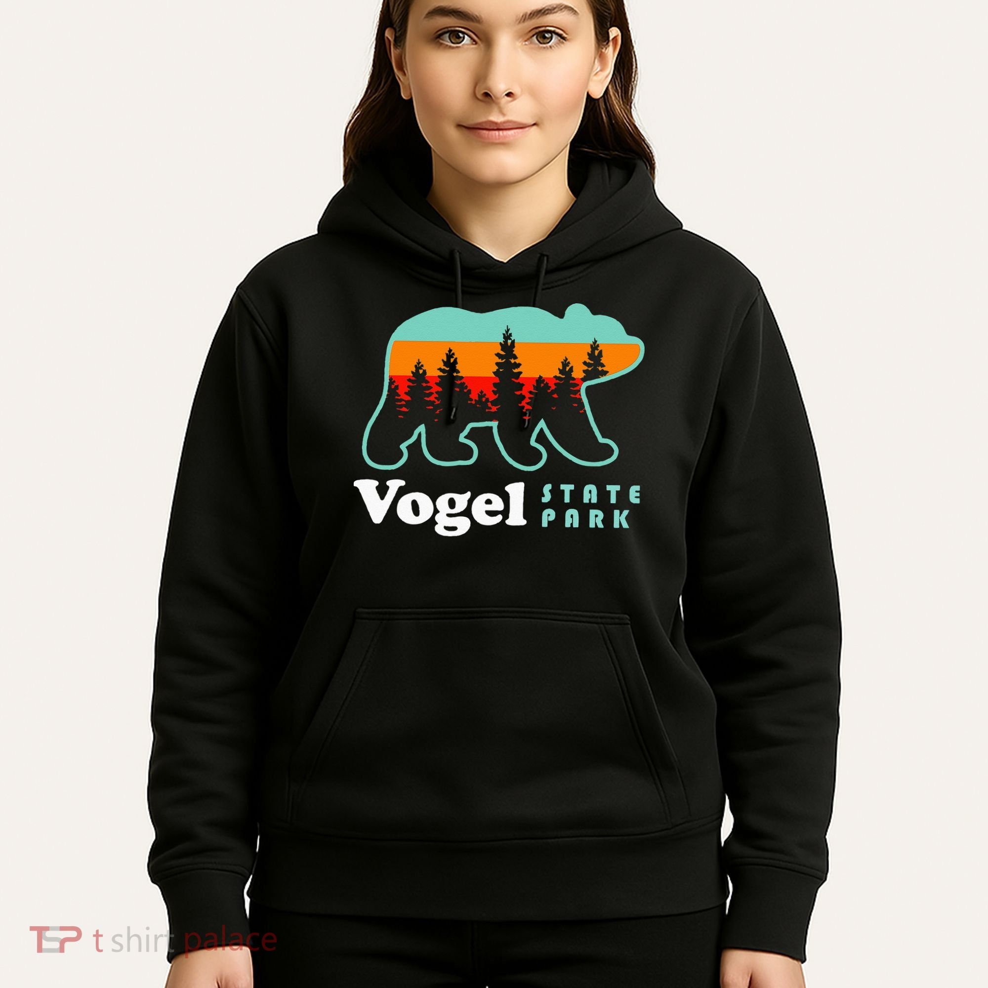 Vogel State Park Camping Georgia Lake Bear Hoodie