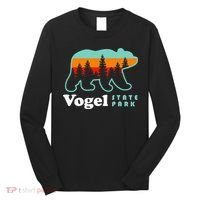 Vogel State Park Camping Georgia Lake Bear Long Sleeve Shirt thumb 0