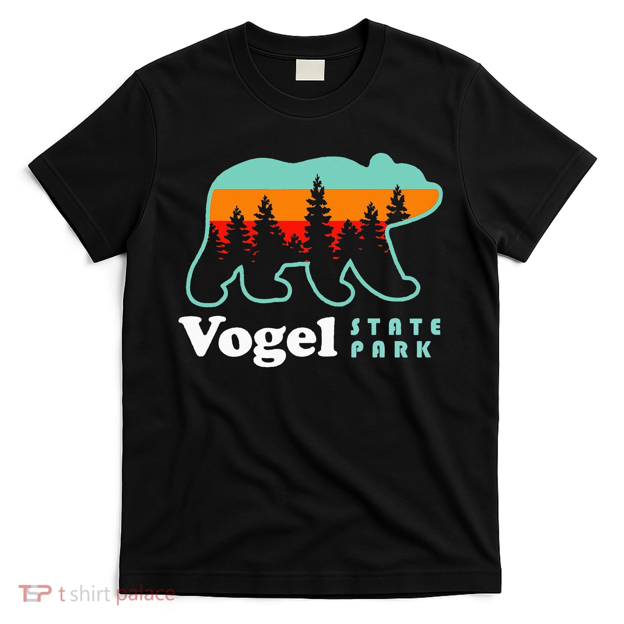 Vogel State Park Camping Georgia Lake Bear T-Shirt