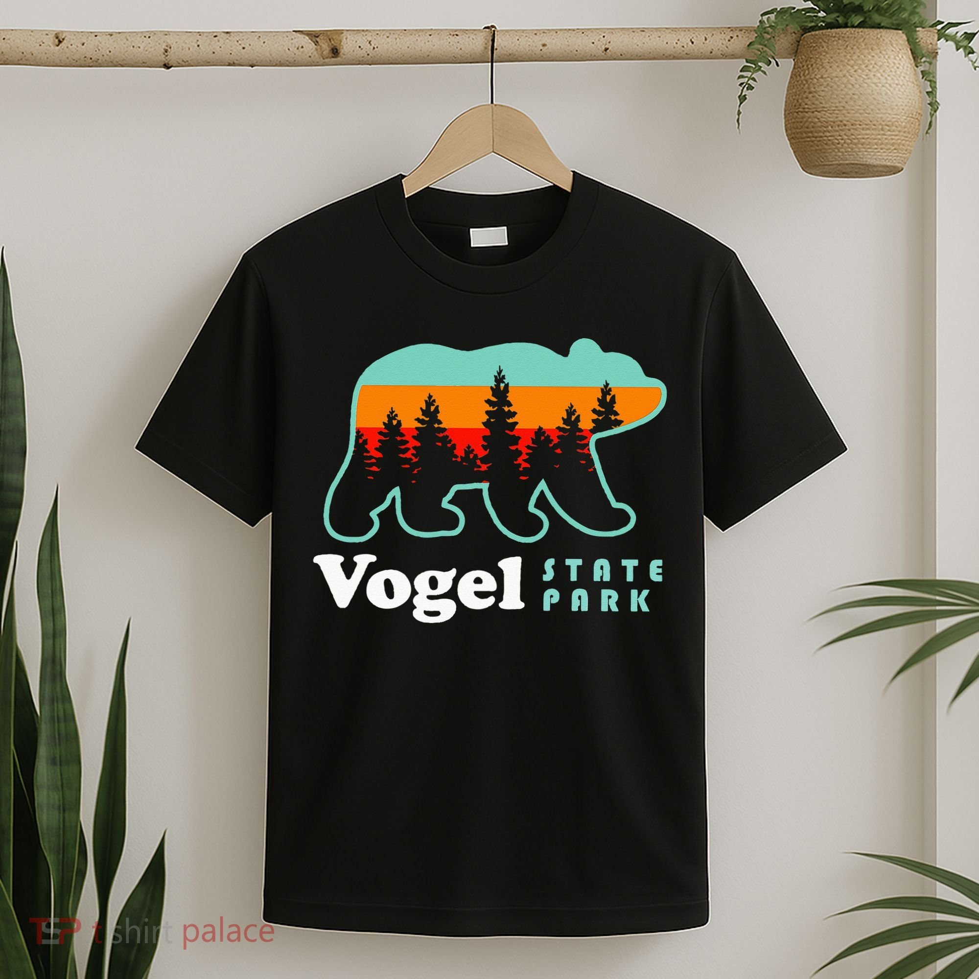 Vogel State Park Camping Georgia Lake Bear T-Shirt