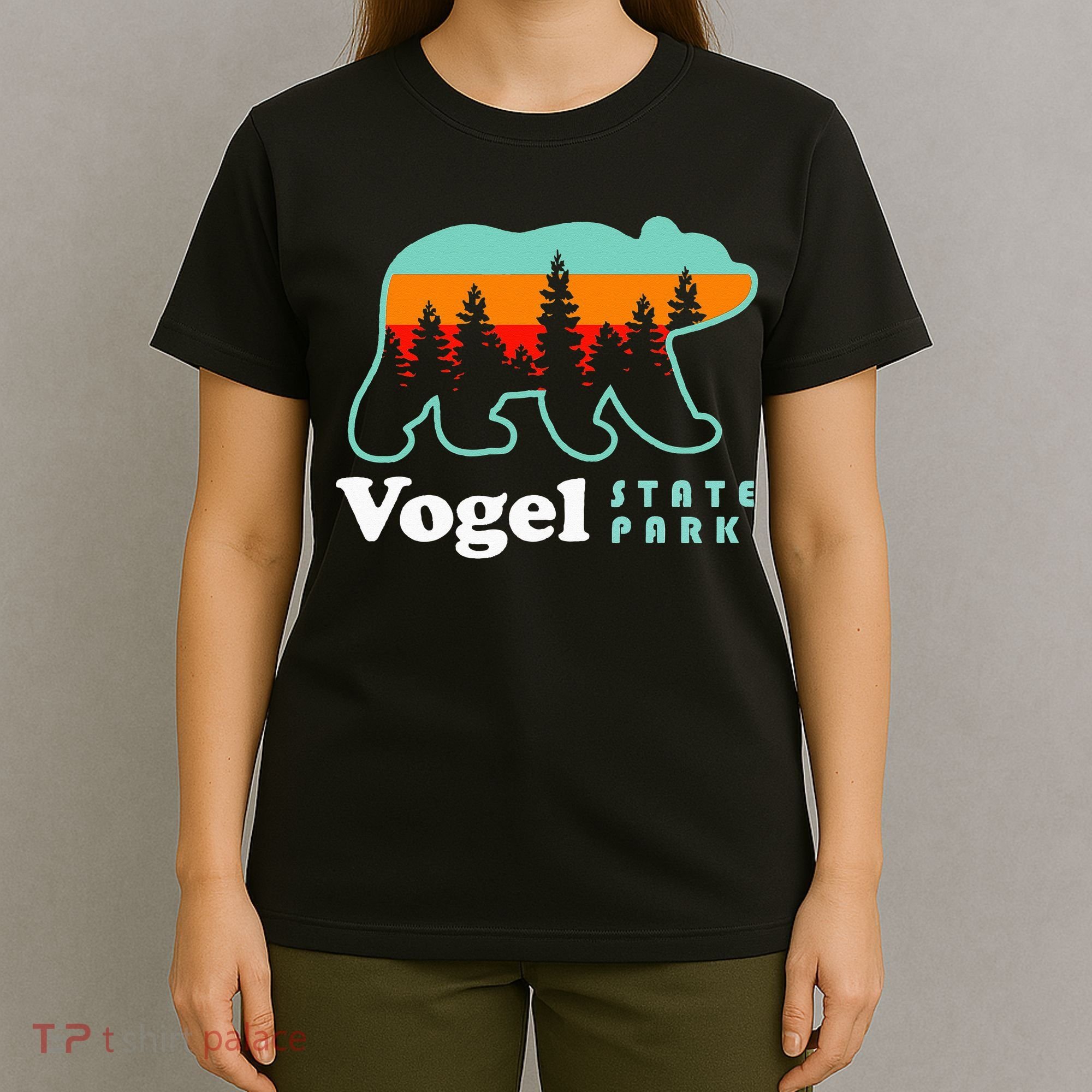 Vogel State Park Camping Georgia Lake Bear T-Shirt