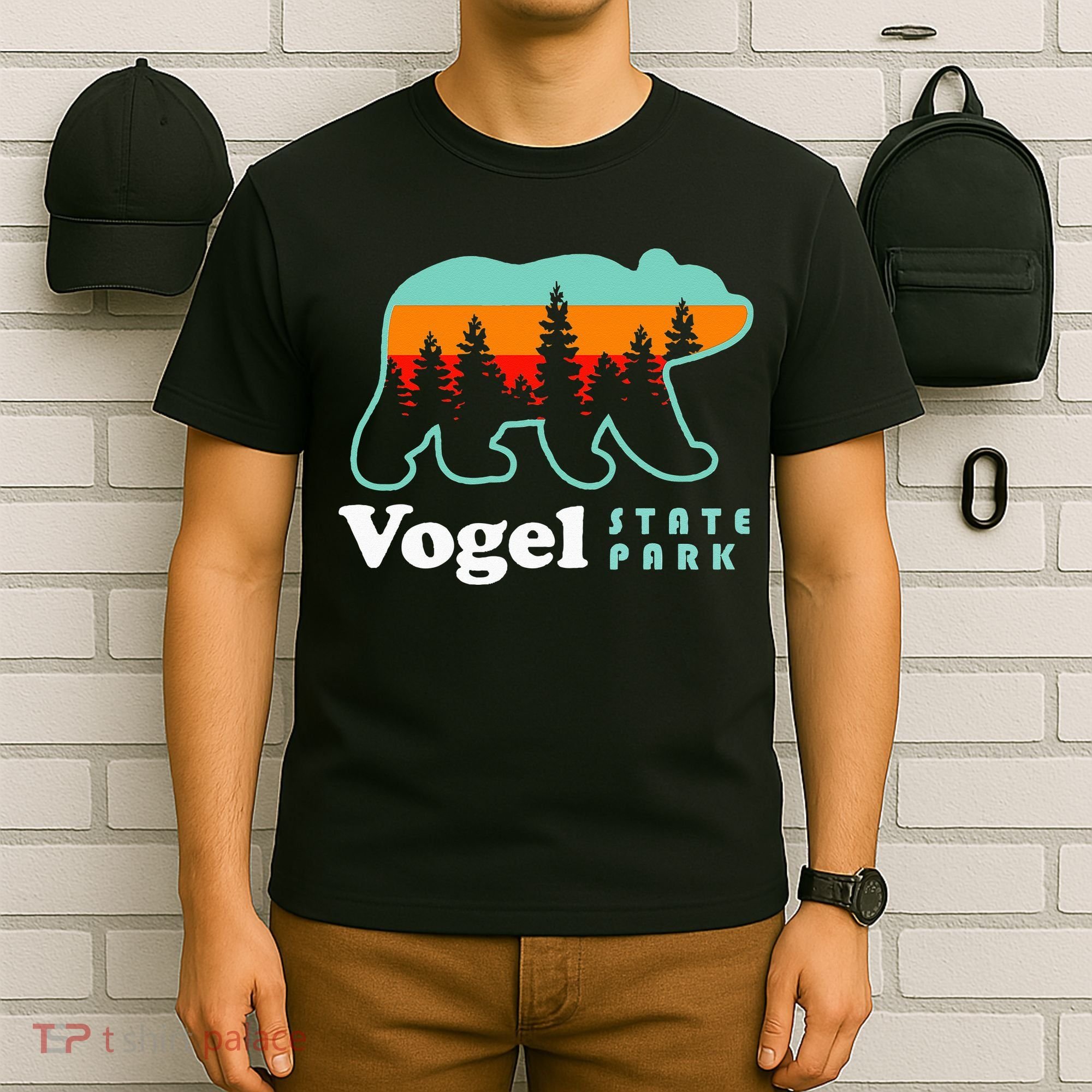 Vogel State Park Camping Georgia Lake Bear T-Shirt