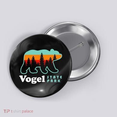 Vogel State Park Camping Georgia Lake Bear Button