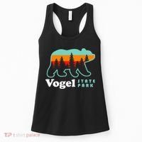 Vogel State Park Camping Georgia Lake Bear Women's Tank Top thumb 0
