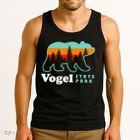 Vogel State Park Camping Georgia Lake Bear Tank Top thumb 3