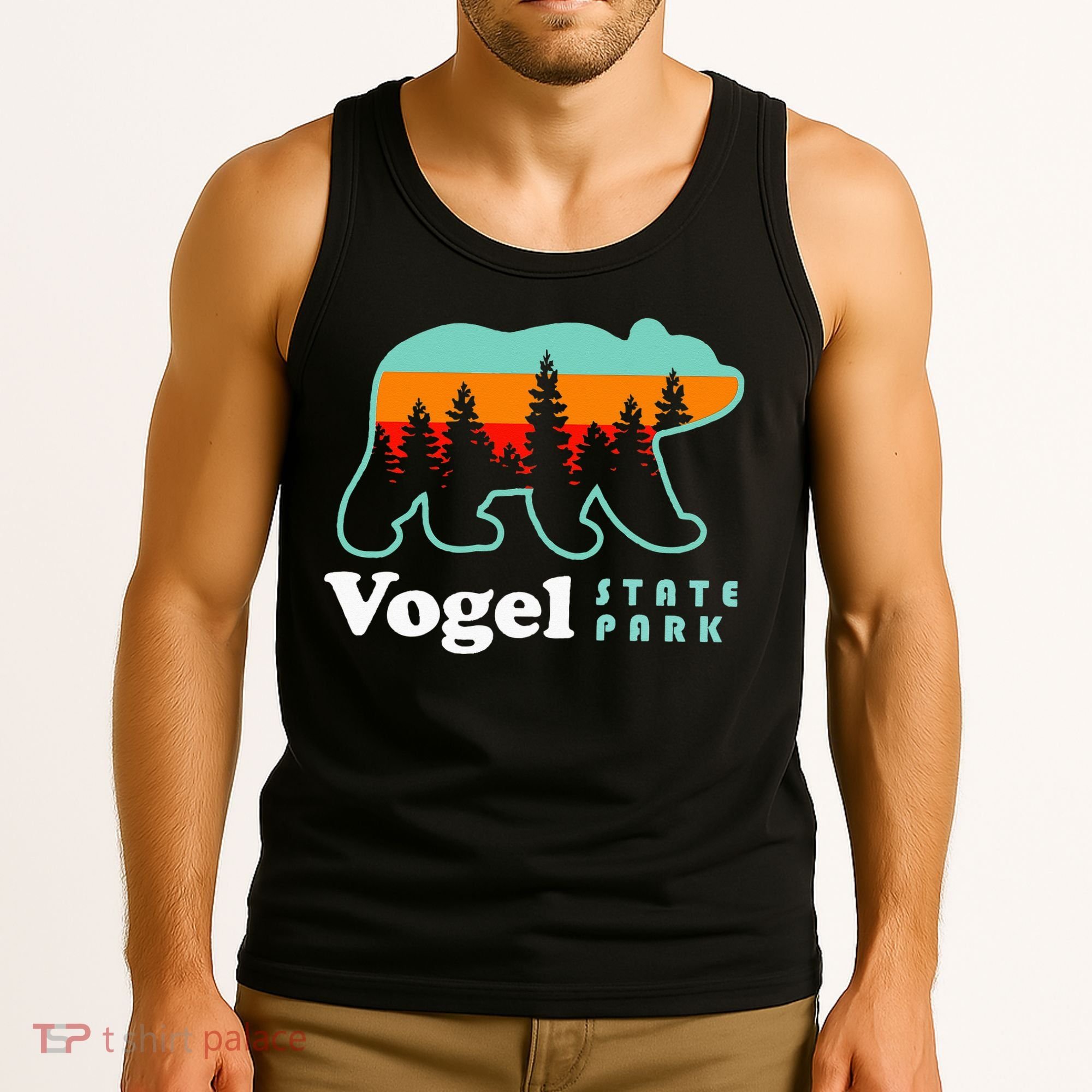 Vogel State Park Camping Georgia Lake Bear Tank Top