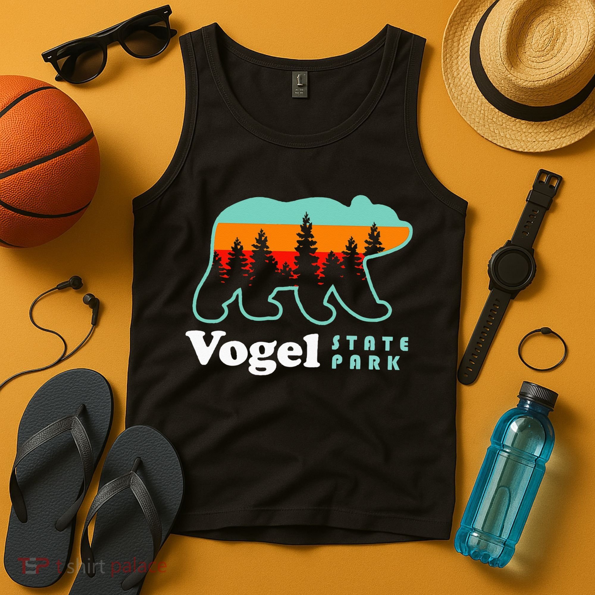 Vogel State Park Camping Georgia Lake Bear Tank Top