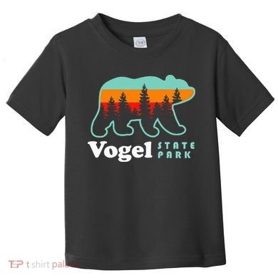 Vogel State Park Camping Georgia Lake Bear Toddler T-Shirt