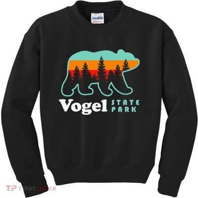 Vogel State Park Camping Georgia Lake Bear Kids Sweatshirt