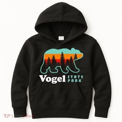 Vogel State Park Camping Georgia Lake Bear Kids Hoodie