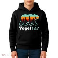 Vogel State Park Camping Georgia Lake Bear Kids Hoodie thumb 4