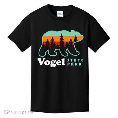 Vogel State Park Camping Georgia Lake Bear Kids T-Shirt