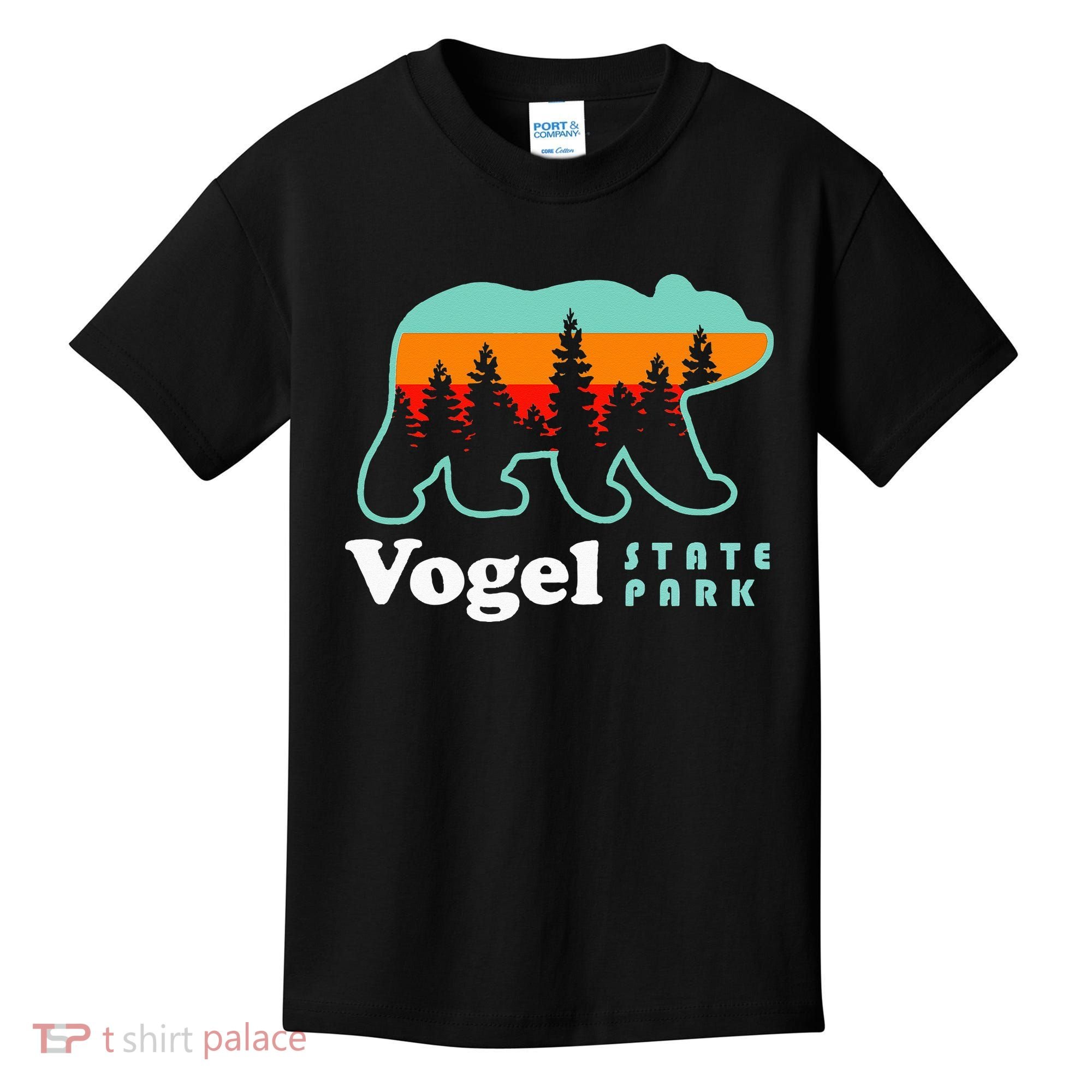 Vogel State Park Camping Georgia Lake Bear Kids T-Shirt