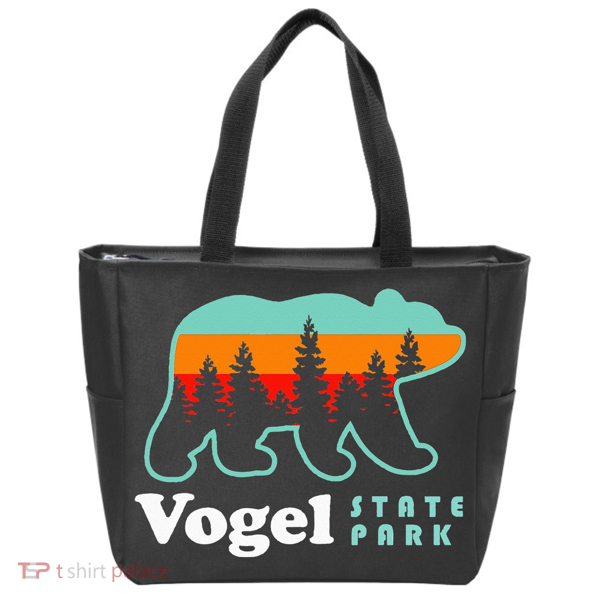 Vogel State Park Camping Georgia Lake Bear Tote Bag
