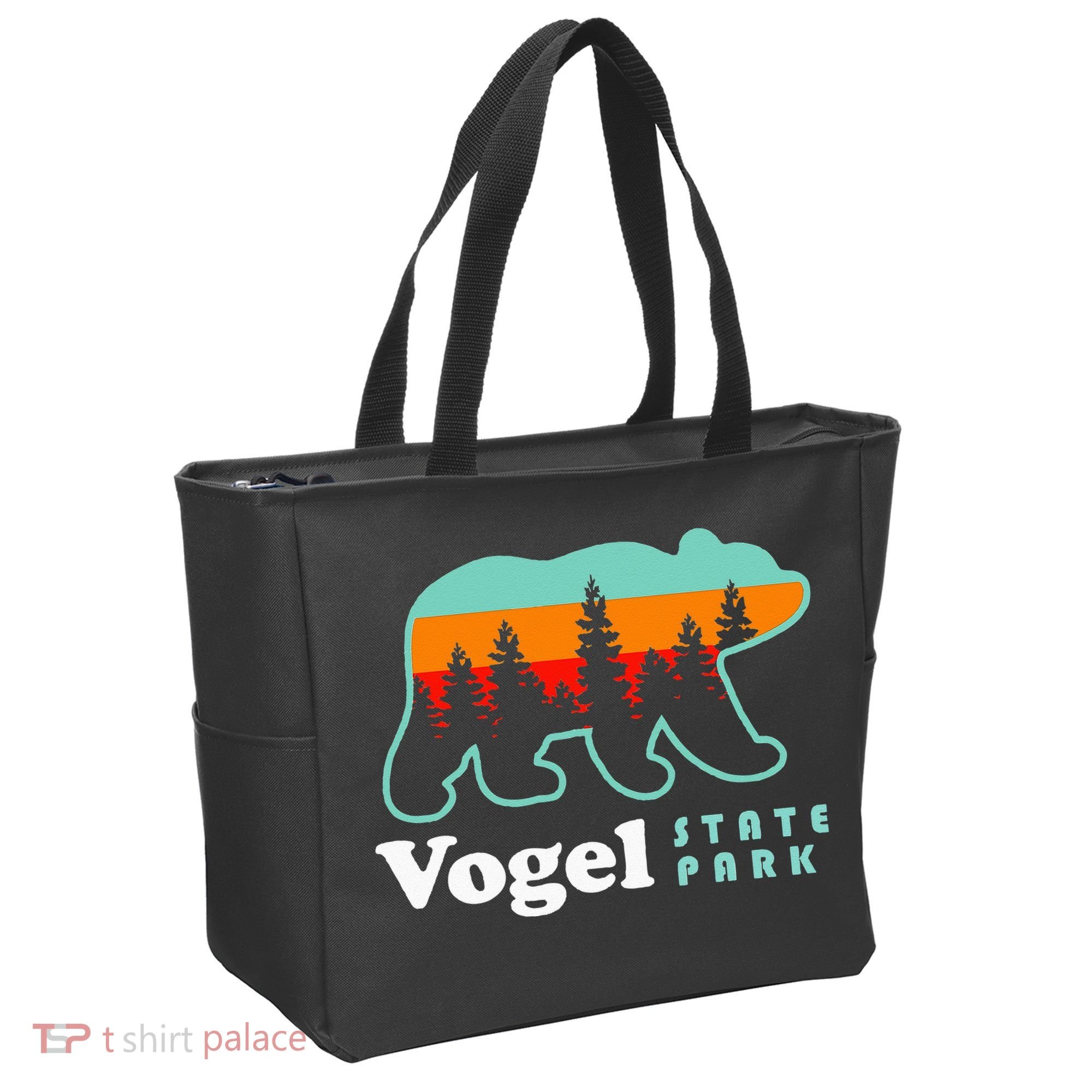 Vogel State Park Camping Georgia Lake Bear Tote Bag