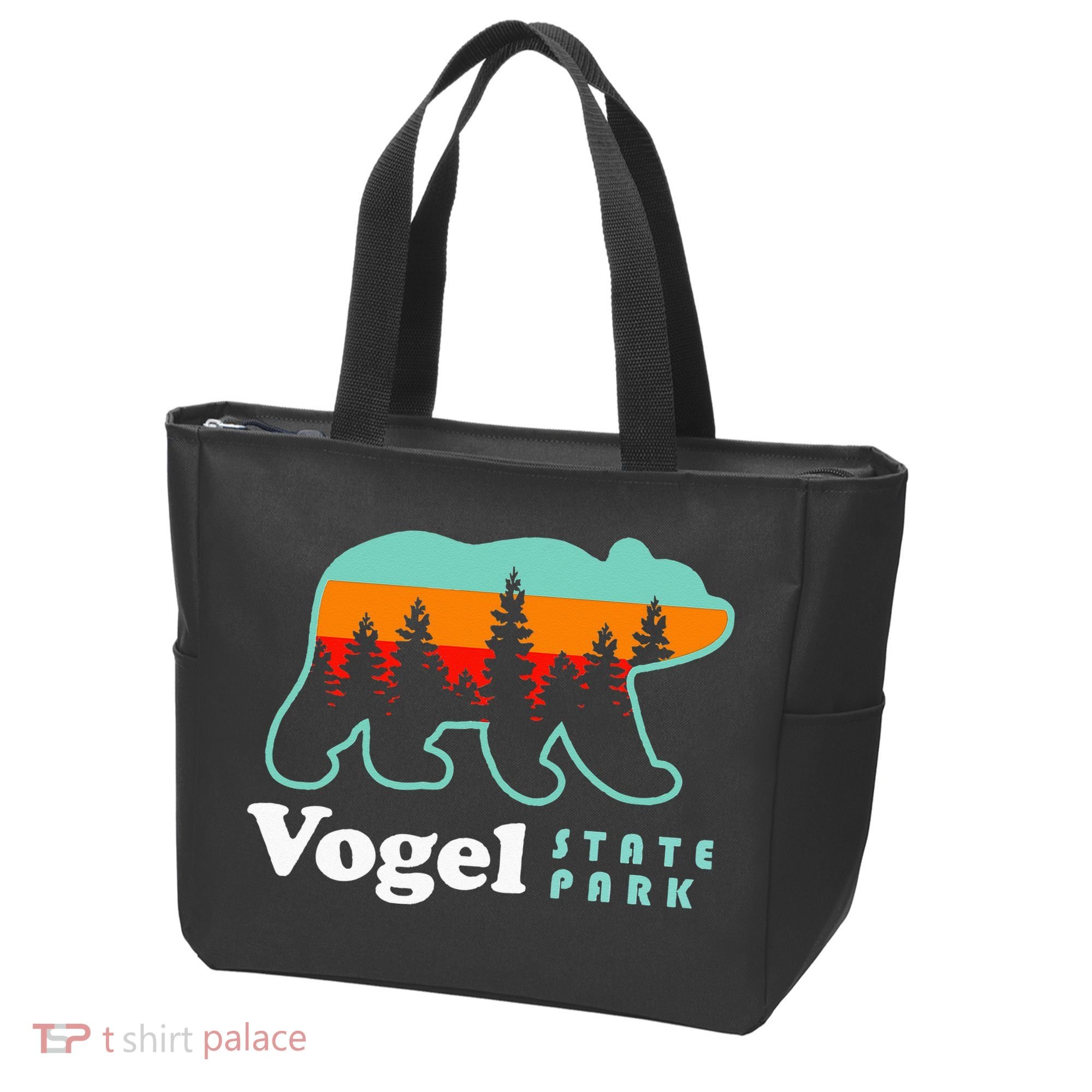 Vogel State Park Camping Georgia Lake Bear Tote Bag