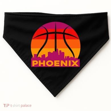 Vintage Sunset Phoenix Arizona USA-Made Doggie Bandana