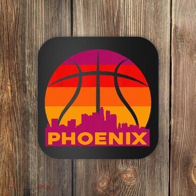 Vintage Sunset Phoenix Arizona Coaster