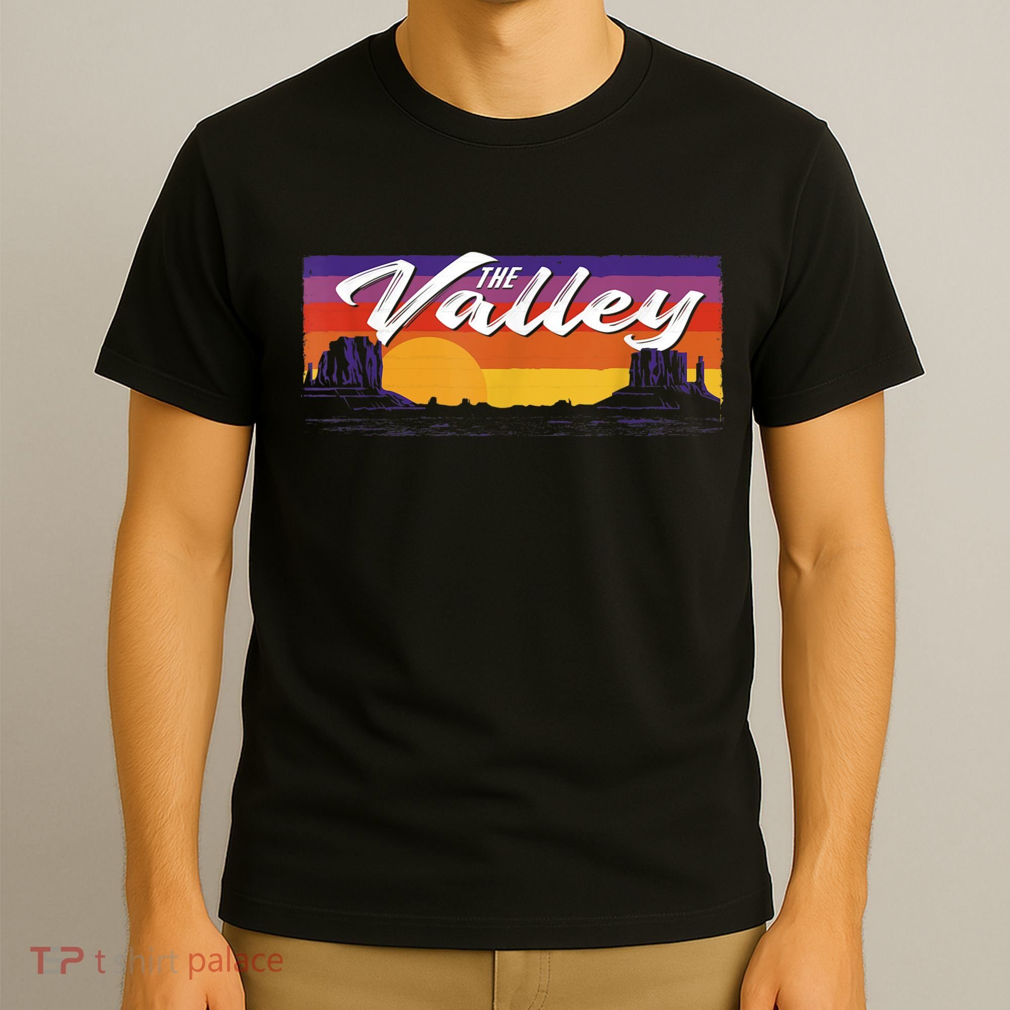 Vintage Sunset Phoenix Arizona, Phoenix Basketball T-Shirt