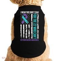Veteran Suicide Prevention Suicide Awareness Crisis Doggie Tank thumb 0