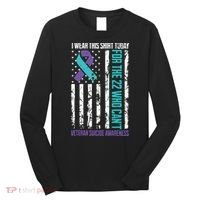 Veteran Suicide Prevention Suicide Awareness Crisis Long Sleeve Shirt thumb 0