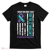 Veteran Suicide Prevention Suicide Awareness Crisis T-Shirt thumb 0