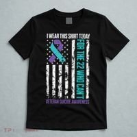 Veteran Suicide Prevention Suicide Awareness Crisis T-Shirt thumb 5